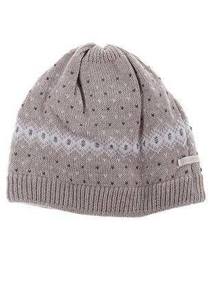 Bonnet finition bords-côtes beige MAXIMO enfant