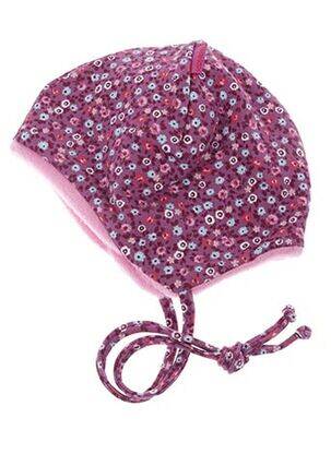 Bonnet imprimé fantaisie rose MAXIMO fille