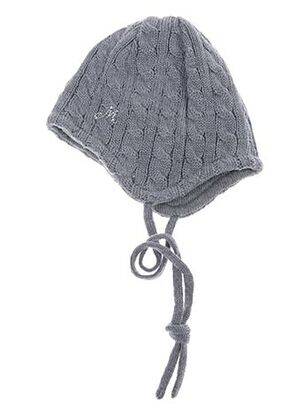 Bonnet maille fine gris MAXIMO enfant