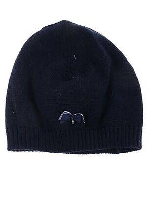 Bonnet empiècements bleu MAXIMO fille
