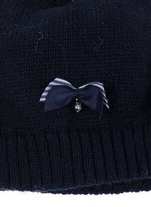 Bonnet empiècements bleu MAXIMO fille