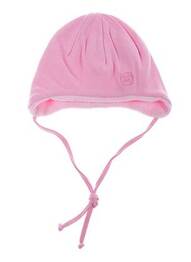 Bonnet fermeture liens à nouer rose MAXIMO fille