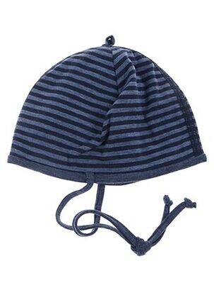 Bonnet fermeture liens à nouer bleu MAXIMO enfant