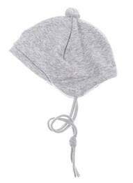 Bonnet fermeture liens à nouer gris MAXIMO enfant