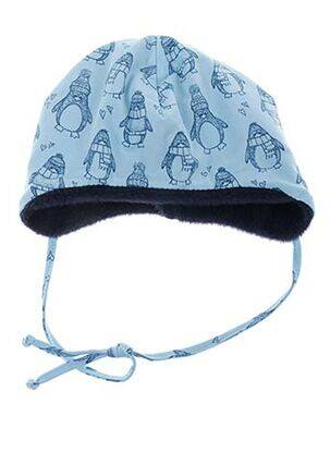 Bonnet imprimé fantaisie bleu MAXIMO garçon