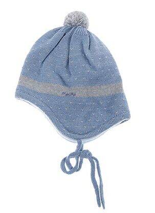 Bonnet imprimé fantaisie bleu MAXIMO garçon