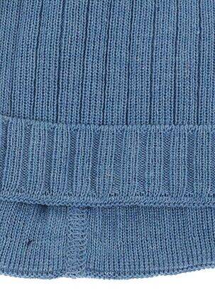 Bonnet empiècements bleu MAXIMO enfant
