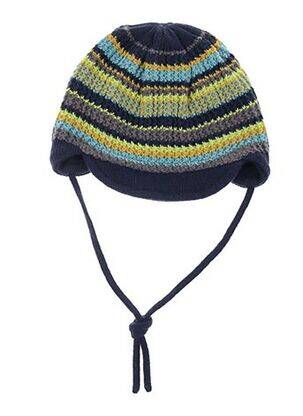 Bonnet empiècements vert MAXIMO enfant