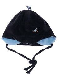 Bonnet fermeture liens à nouer bleu MAXIMO garcon