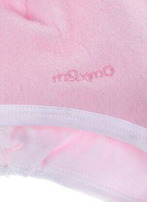 Bonnet fermeture liens à nouer rose MAXIMO fille