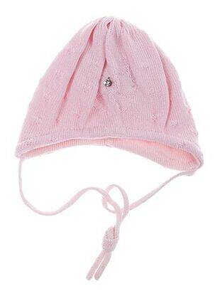 Bonnet fermeture liens à nouer rose MAXIMO fille