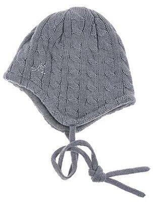 Bonnet fermeture liens à nouer gris MAXIMO fille