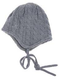 Bonnet fermeture liens à nouer gris MAXIMO fille