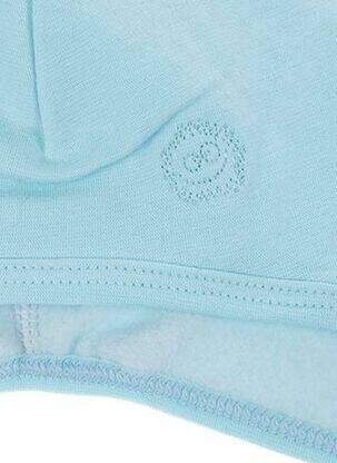 Bonnet fermeture liens à nouer bleu MAXIMO enfant
