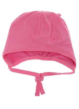 Bonnet fermeture liens à nouer rose MAXIMO enfant