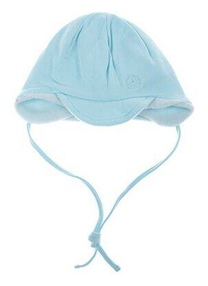 Bonnet fermeture liens à nouer bleu MAXIMO enfant