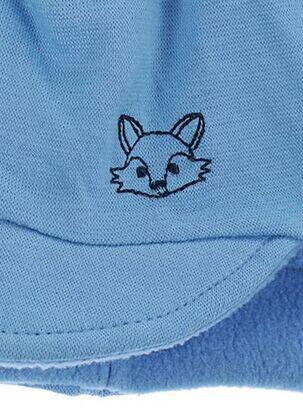 Bonnet broderie motifs brodés bleu PUSBLU garçon