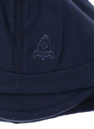Bonnet broderie motifs brodés bleu MAXIMO garçon