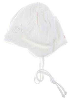 Bonnet fermeture liens à nouer blanc MAXIMO enfant