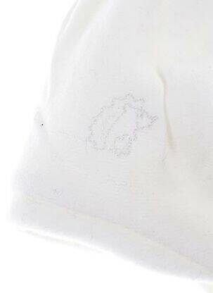 Bonnet fermeture liens à nouer blanc MAXIMO enfant