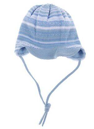 Bonnet imprimé fantaisie bleu MAXIMO garçon