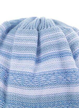 Bonnet imprimé fantaisie bleu MAXIMO garçon