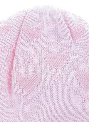Bonnet imprimé fantaisie rose MAXIMO fille
