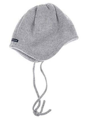 Bonnet maille fine gris MAXIMO enfant