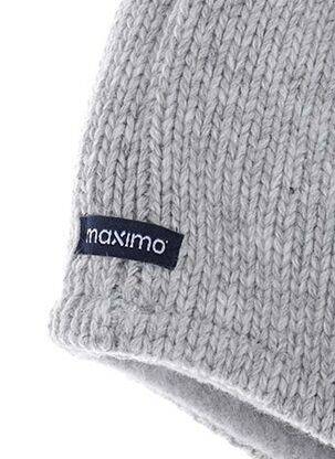 Bonnet maille fine gris MAXIMO enfant