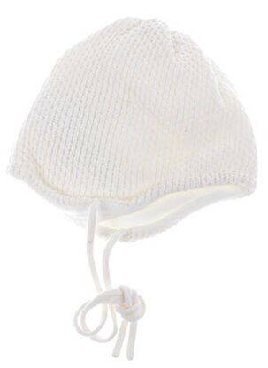 Bonnet fermeture liens à nouer beige MAXIMO fille