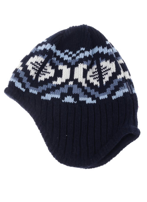 Bonnet imprimé fantaisie bleu MAXIMO garcon