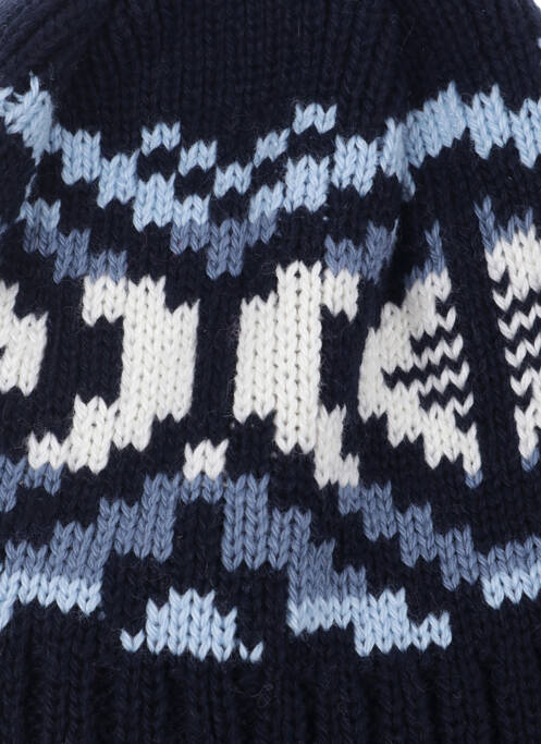 Bonnet imprimé fantaisie bleu MAXIMO garcon