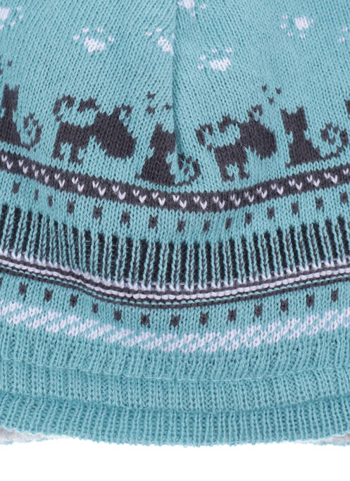 Bonnet imprimé fantaisie bleu MAXIMO garcon