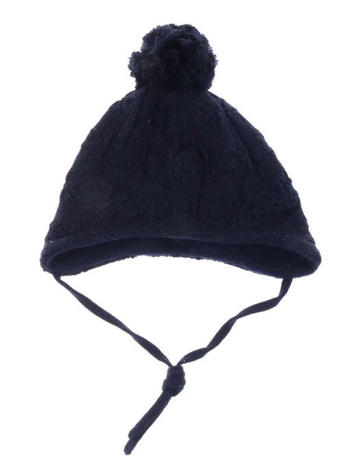 Bonnet fermeture liens à nouer bleu MAXIMO enfant