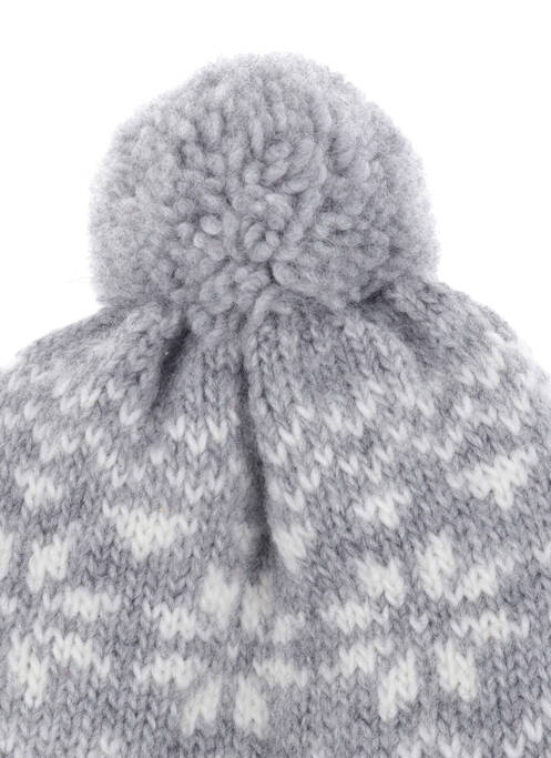 Bonnet fermeture liens à nouer gris MAXIMO enfant