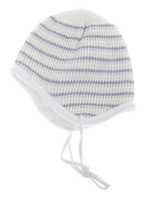 Bonnet fermeture liens à nouer gris MAXIMO enfant