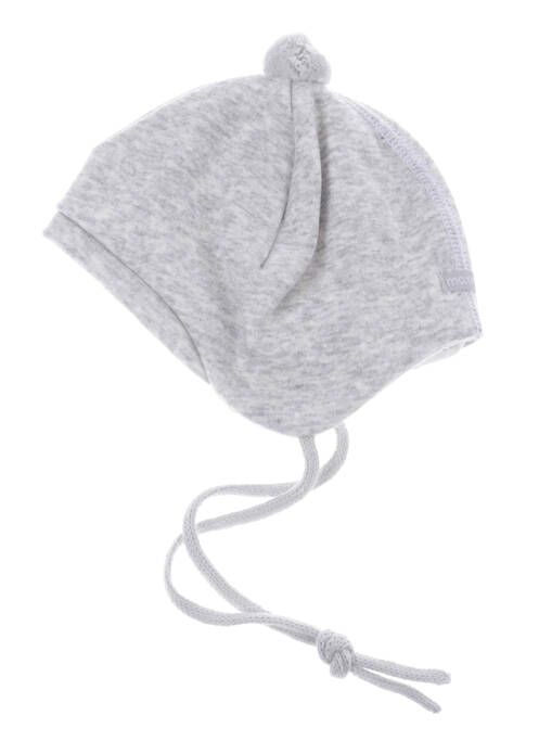 Bonnet fermeture liens à nouer gris MAXIMO enfant