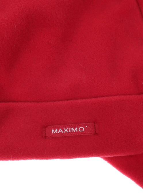 Bonnet fermeture liens à nouer rouge MAXIMO enfant