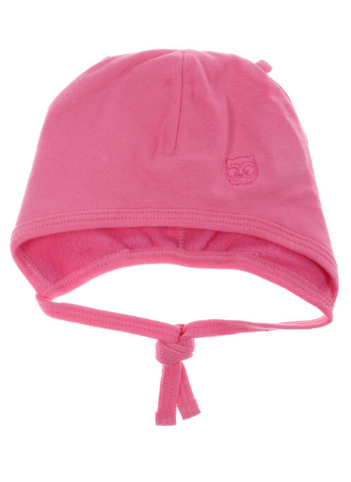 Bonnet fermeture liens à nouer rose MAXIMO enfant