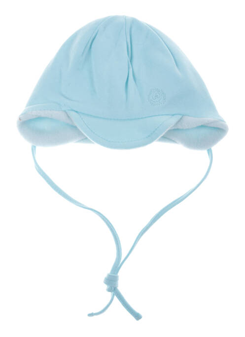 Bonnet fermeture liens à nouer bleu MAXIMO enfant