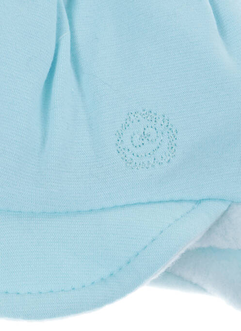 Bonnet fermeture liens à nouer bleu MAXIMO enfant