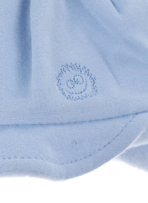 Bonnet broderie motifs brodés bleu MAXIMO garcon