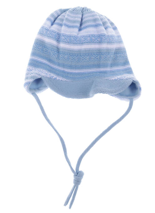 Bonnet imprimé fantaisie bleu MAXIMO garcon
