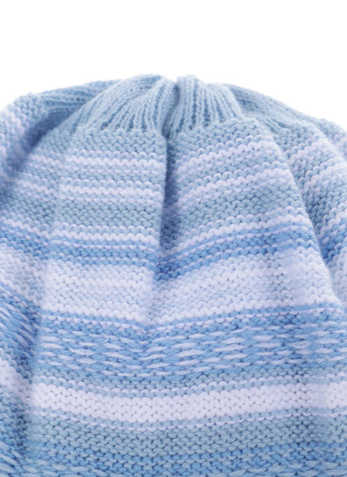 Bonnet imprimé fantaisie bleu MAXIMO garcon