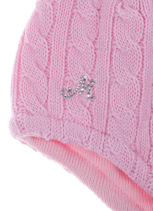 Bonnet rose MAXIMO pour fille