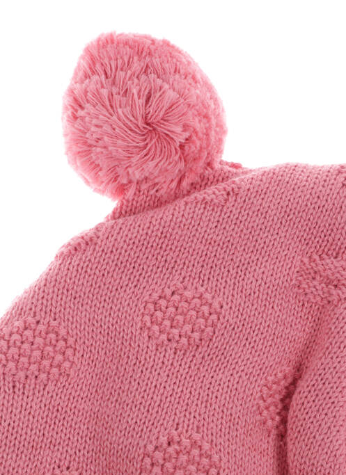 Bonnet rose PUSBLU pour fille
