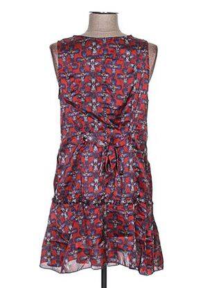 Tunique sans manche col rond rouge ARELINE femme