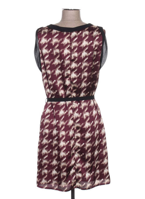 Robe mi-longue rouge ARELINE pour femme