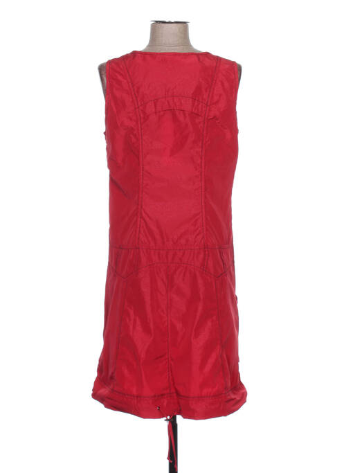 Robe mi-longue rouge ARELINE pour femme