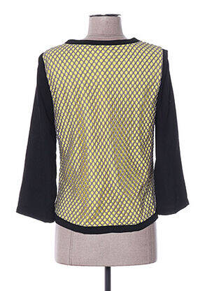 T-shirt manches 3/4 manches 3/4 jaune ARELINE femme